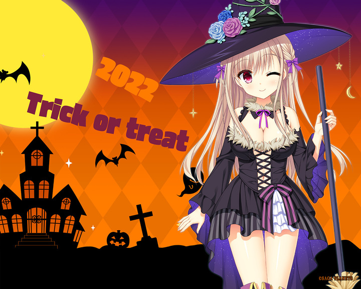【サガプラネッツ】👻Trick or Treat👻 今年もハロウィンの壁紙を配布します‼️
