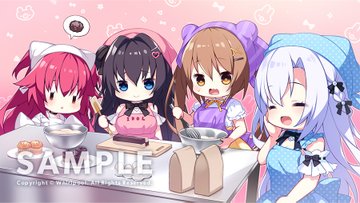 【けもスク２】 新規グラフィックを3枚公開しました❤️