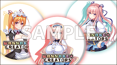【DESSERT Soft】オフィシャル通販でご予約の方に、オリジナル缶バッジ (全7ヒロインセット)プレゼント♪