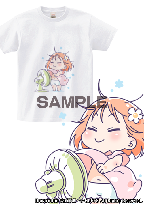 【CUBE】☆画野朗さん描き下ろしキャラクターのＴシャツ（ＸＬサイズ）は、売り切れ次第、受注終了です！