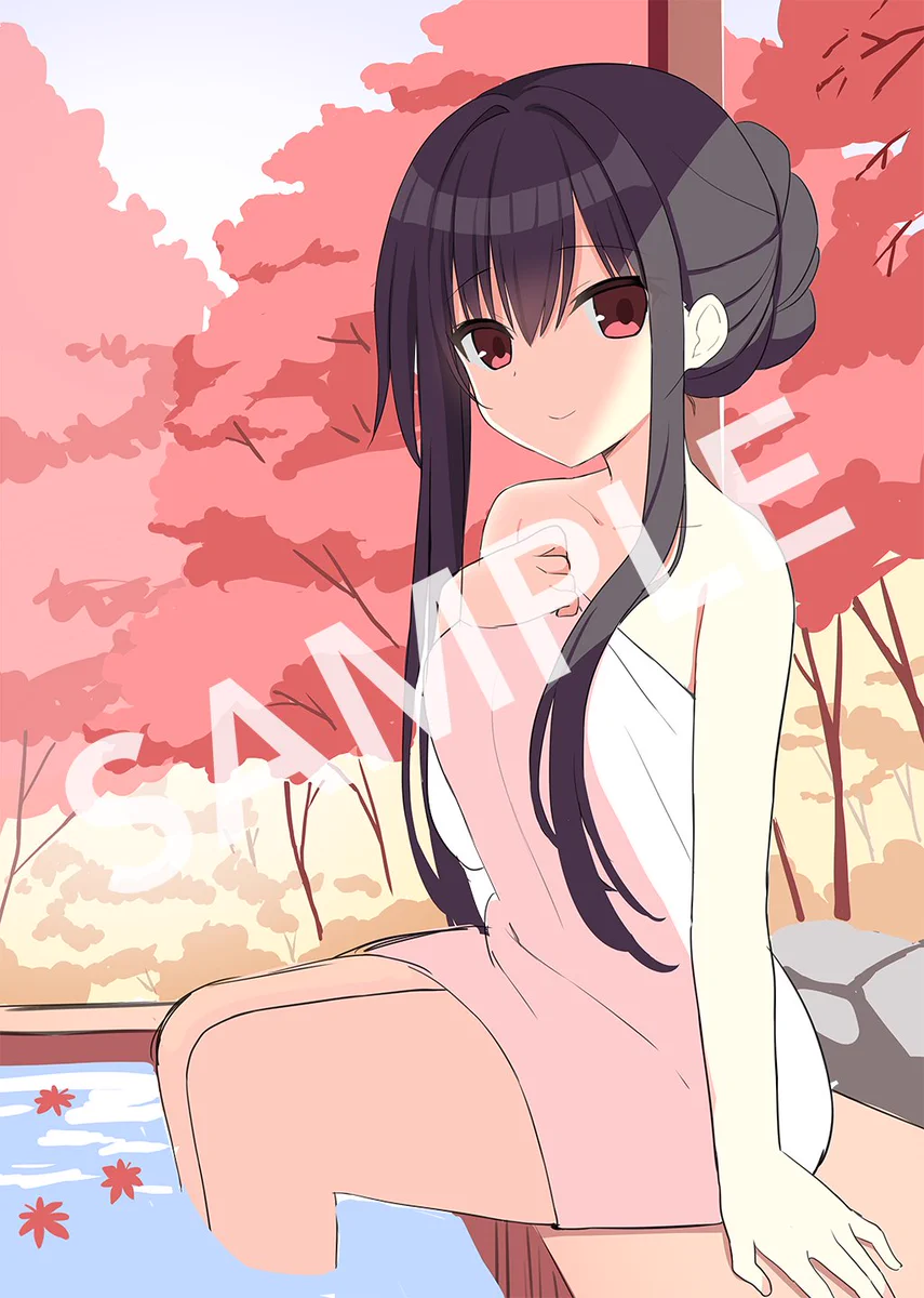 『ハミダシクリエイティブ』  リターン品の「宇都宮つみれ描き下ろしB2タペストリー」詩桜Verのラフデザインはこちら！