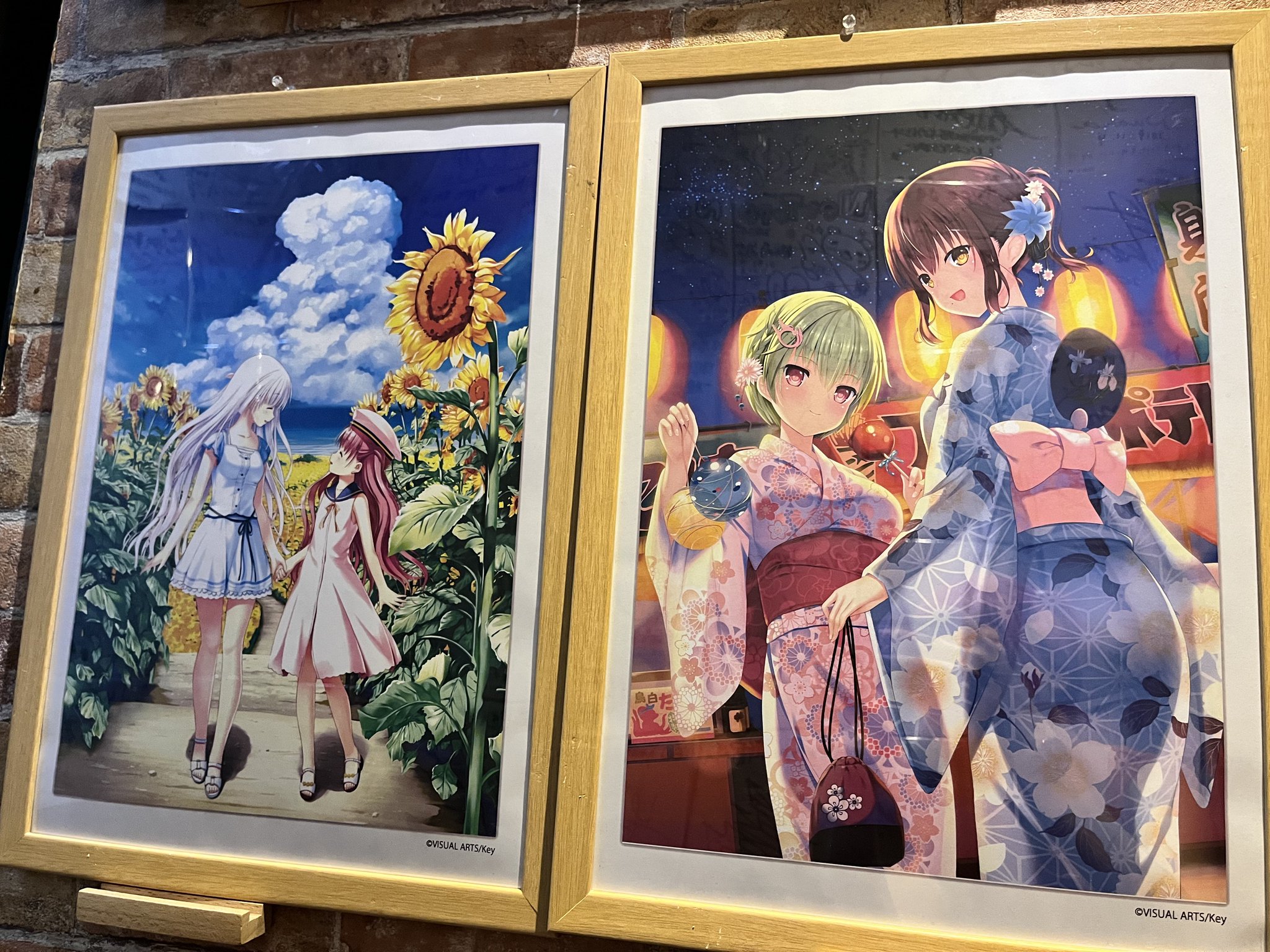 SummerPockets コラボカフェ、17時より開店です。
