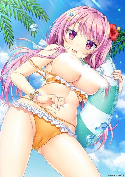 【サガプラネッツ】ほんたにかなえ新規描き下ろし‼️ 「有瀬かぐや」B2タペストリーとA4高精細アクリルアート✨