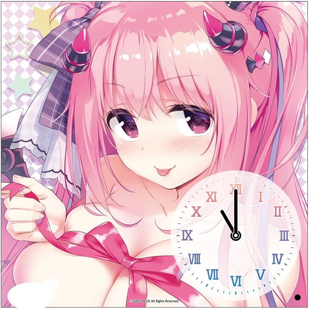 【CGF2023夏 開催中！】『シルキーズプラスWASABI』より「きまぐれテンプテーション」の 【アンネリーゼ】の💖魅力たっぷり💖な アクリルクロック！