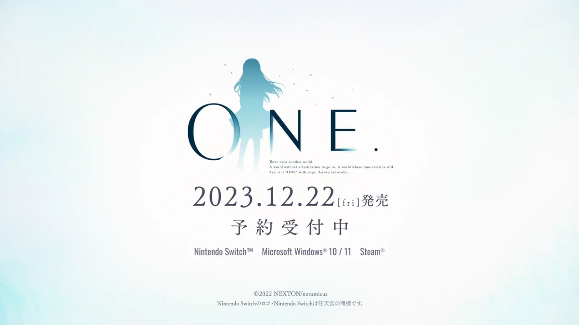 【novamicus】❄️プロモーションムービー公開❄️ 2023年12月22日発売『ONE.』