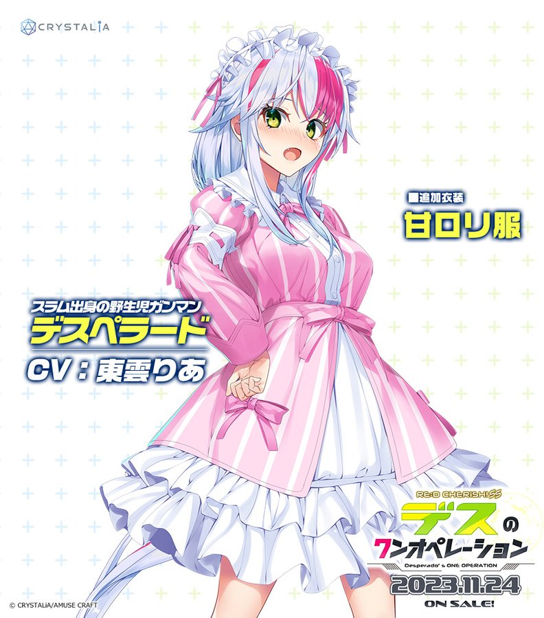 最新作！ 「デスのワンオペレーション」描きおろし抱き枕カバー付きも予約受付中！ 11月24日発売予定です！