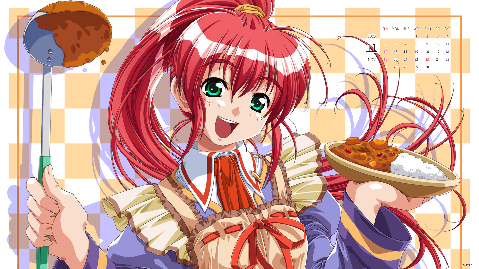 【エフアンドシー】11月のPC用カレンダー壁紙を作りましたので是非お使いください！