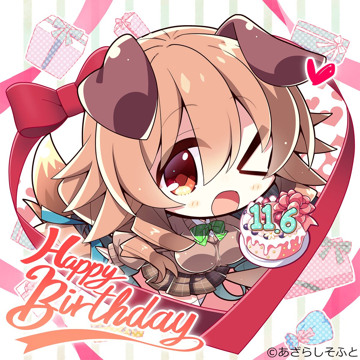 【あざらしそふと】11月6日は星川こはるのお誕生日！『アマカノ＋』を起動すると、特別なイベントを観ることができます！