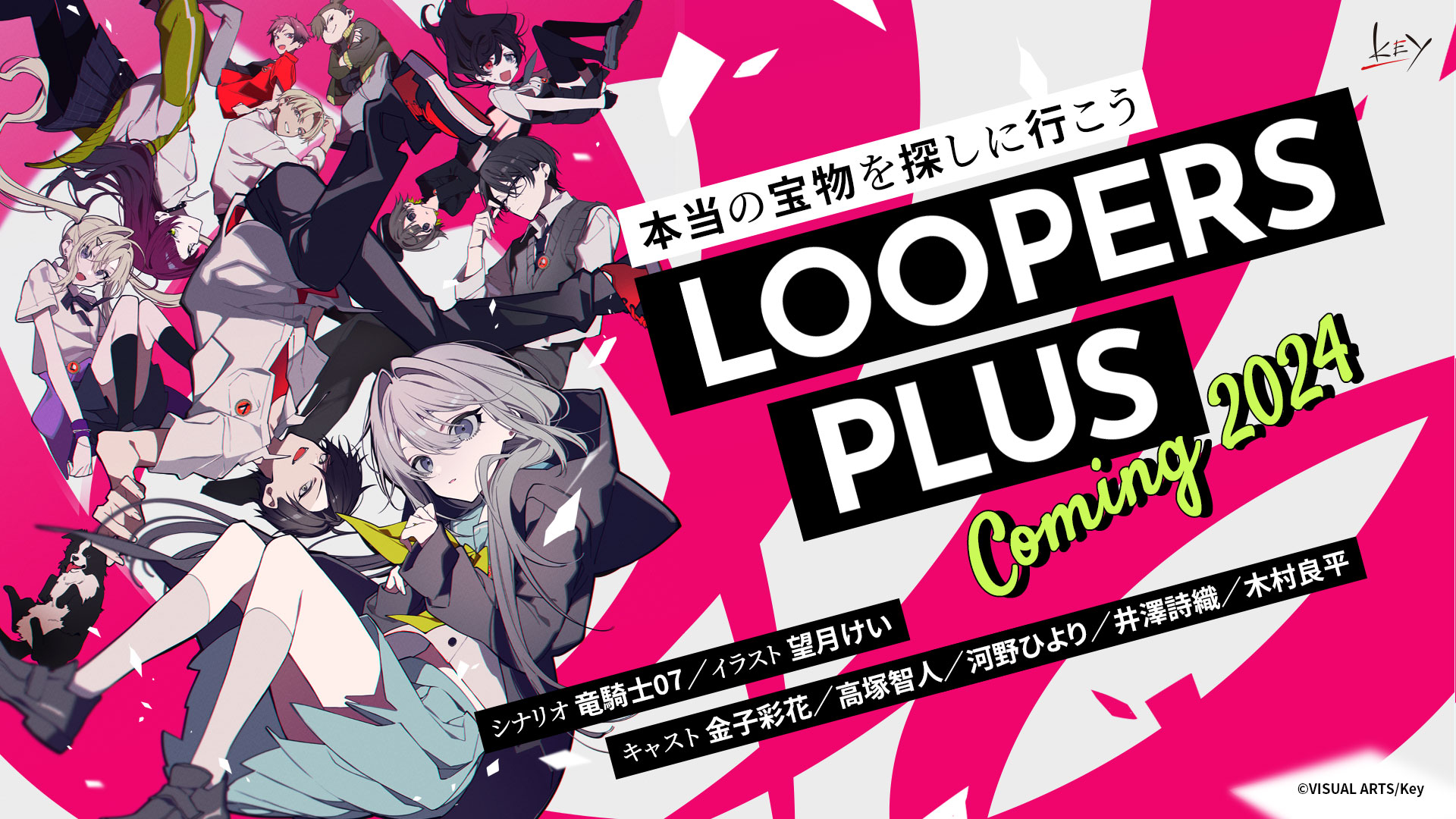 【Key】LOOPERSに新規描き下ろしシナリオやイラストを多数追加したパワーアップ版【ティザーサイト公開】