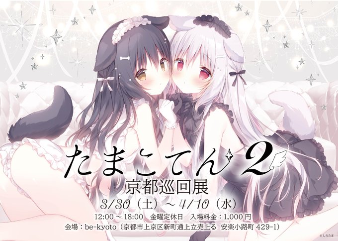 しらたま個展『たまこてん２』開催【3月30日から】