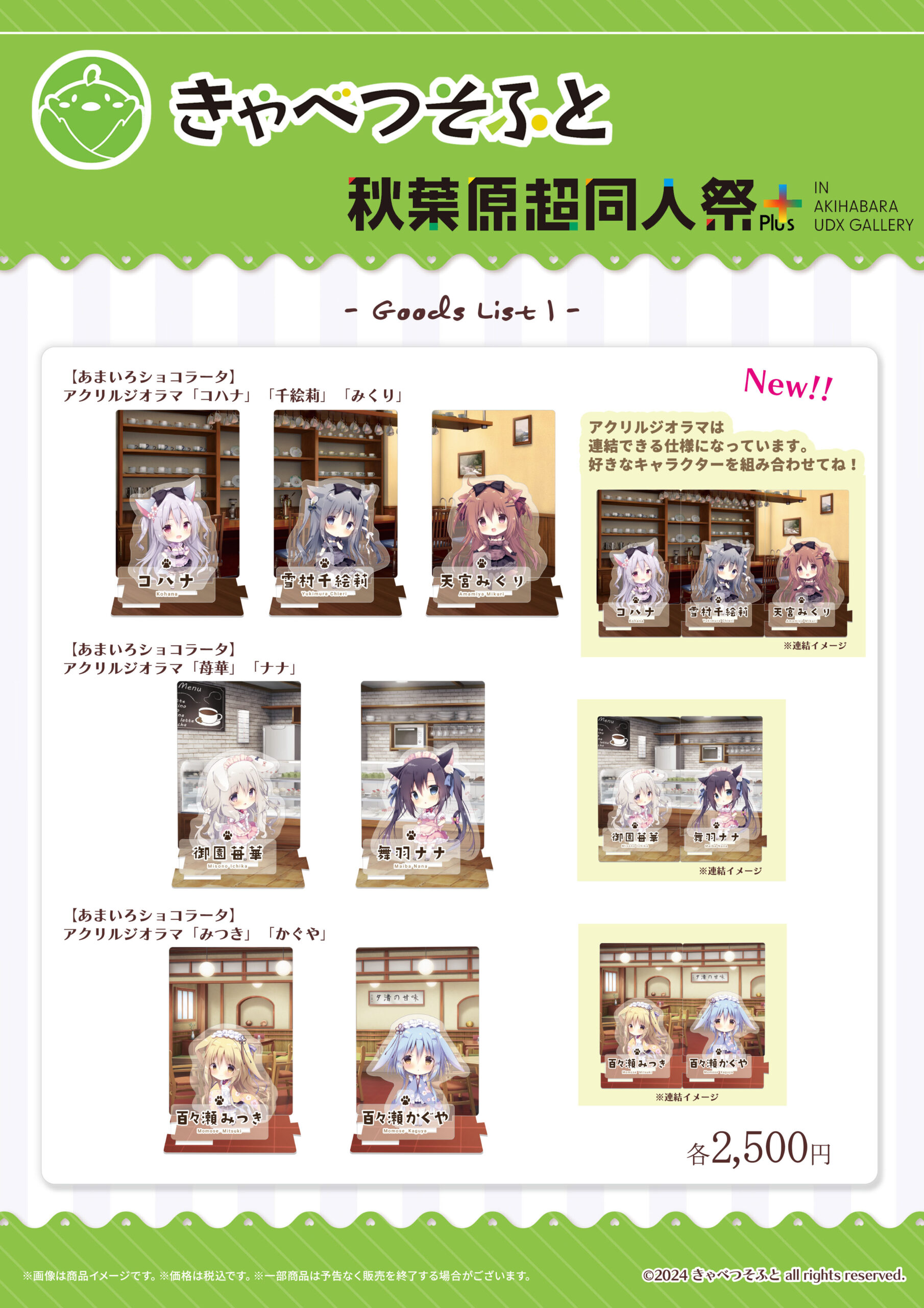 『第3回秋葉原超同人祭+』きゃべつそふと ブースグッズ紹介！