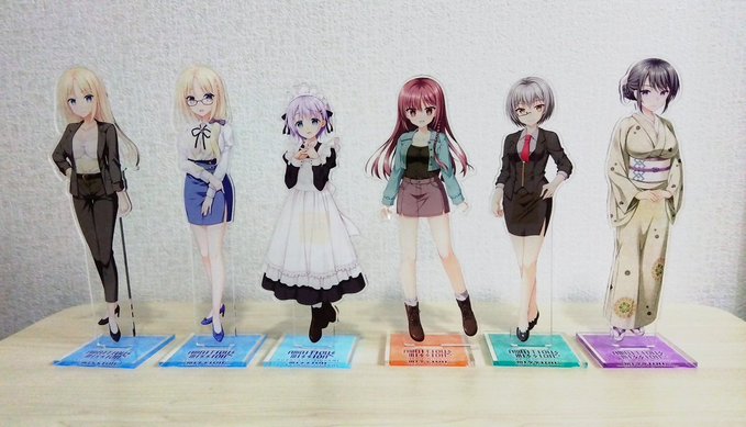 3/31開催「第3回 秋葉原超同人祭+」にて新作グッズAMBITIOUS MISSION サブキャラ立ち絵アクリルフィギュアを販売します‼️