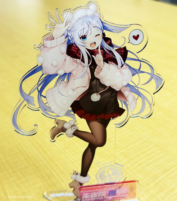 【CRYSTALiA】コラボカフェで先行販売した『朱雀院撫子』の5thバージョンアクリルスタンド！美少女ゲームブランド合同イベントで販売！