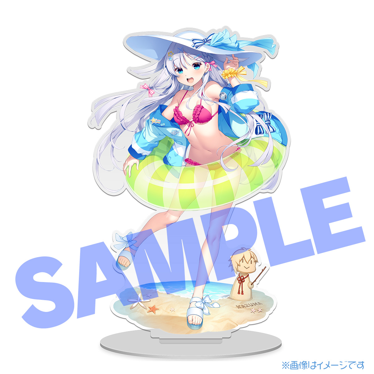 【CRYSTALiA】⛄AMUSE CRAFT2024夏グッズ 予約受付中！⛄ぺろ描きおろしの 朱雀院撫子 水着アクリルスタンドが登場！