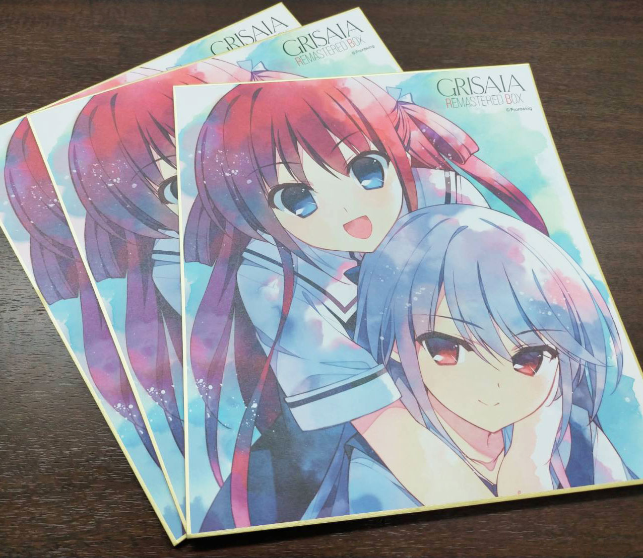 【フロントウイング】『グリザイア リマスタードボックス』✨特典色紙✨大公開！