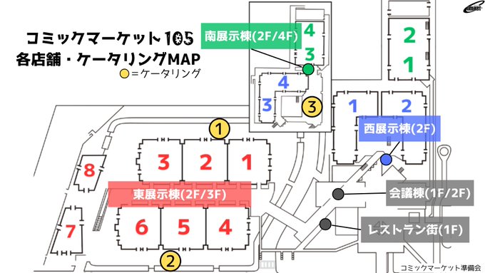 【コミックマーケット】C105 当日のフード情報