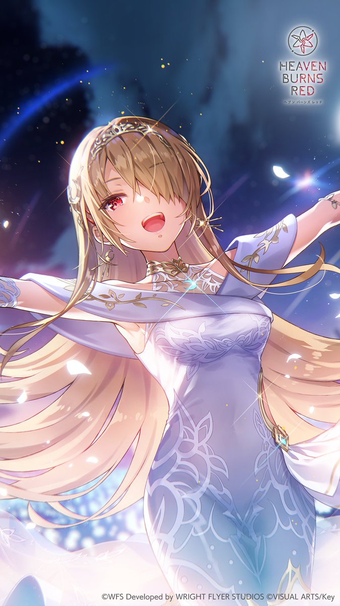 【ヘブンバーンズレッド】SS [白き華の歌姫] 茅森月歌 登場記念！【壁紙プレゼント】