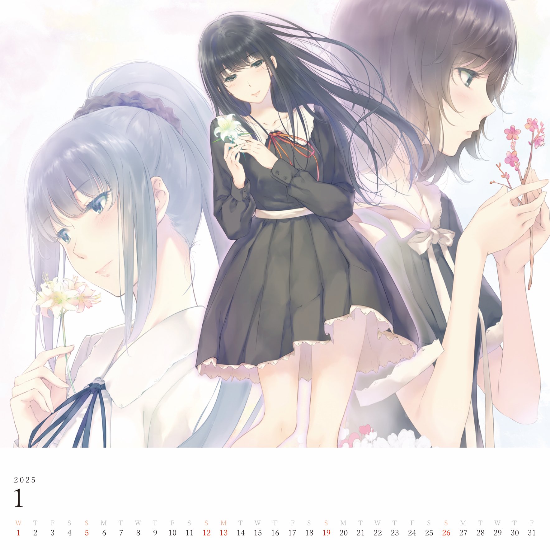 【Innocent Grey】コンサートグッズとして4月始まりのFLOWERS カレンダーをご用意しております！