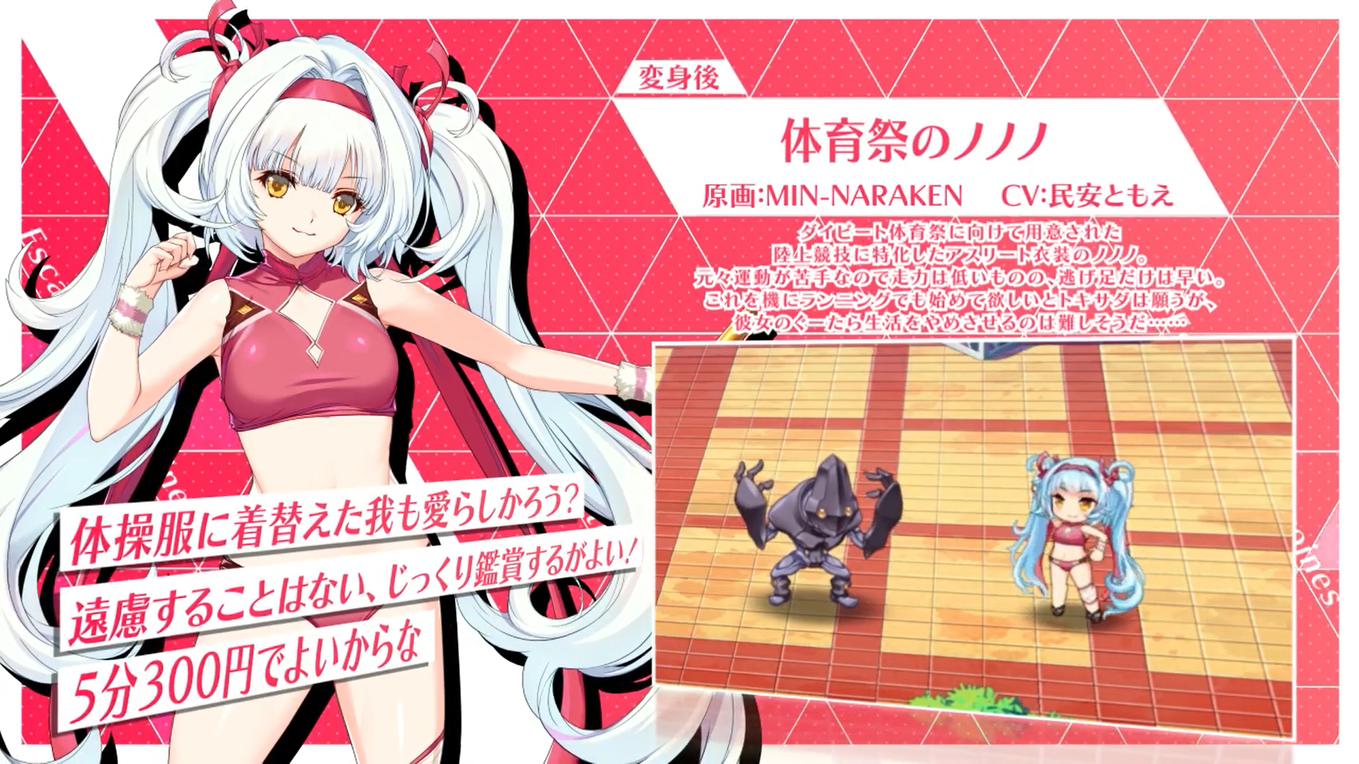 超昂大戦 キャラ紹介『体育祭のノノノ』