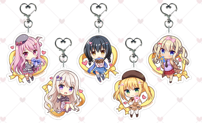 【サガプラネッツ】アンミツのSDイラストがアクリルキーホルダーになりました！