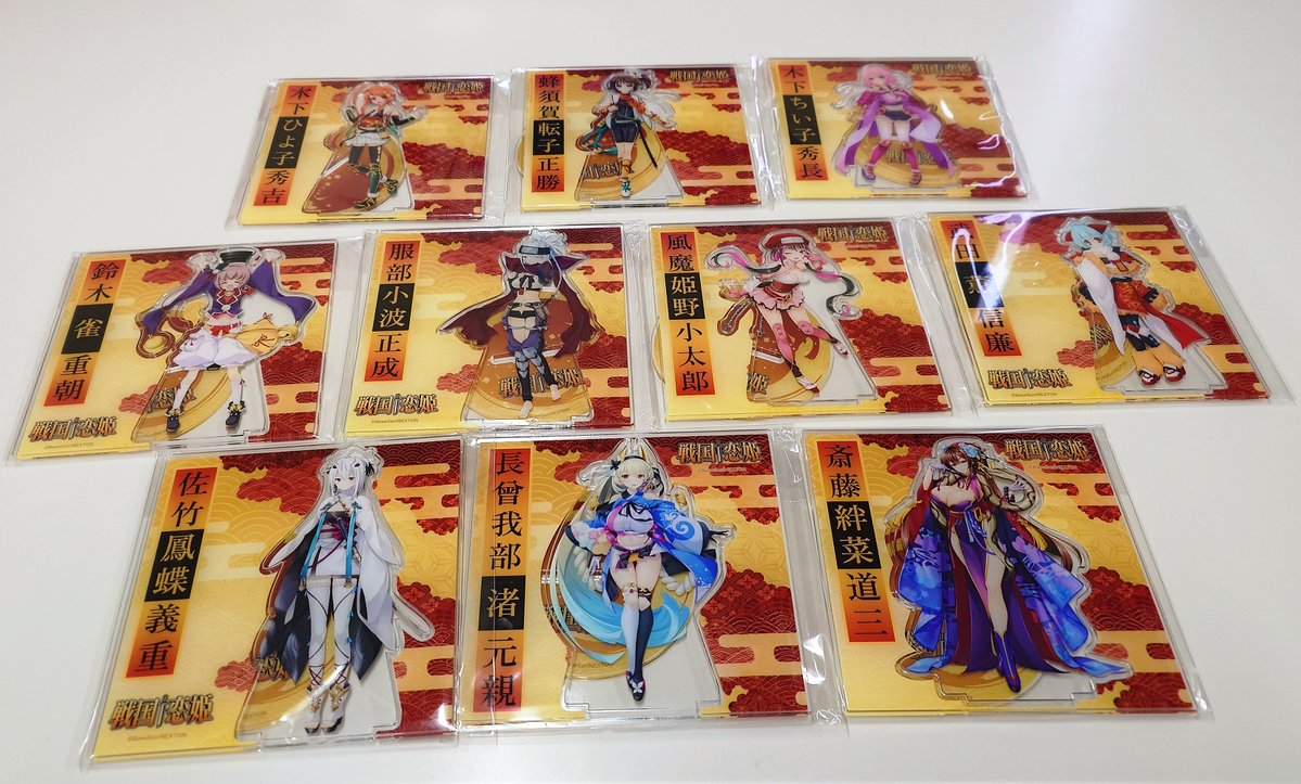 戦国†恋姫シリーズのオリジナルデザイングッズが展開中！