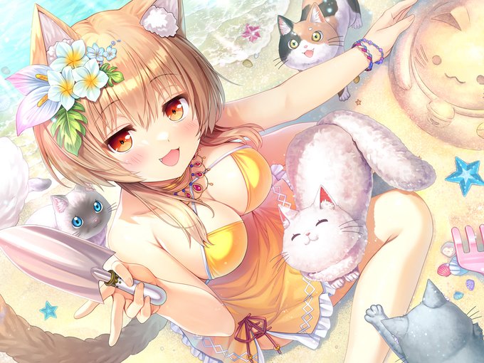 『あいりすミスティリア！』ASMR音声作品「ASMR ラウラといっしょに猫島でのんびり水着デート」本日発売！