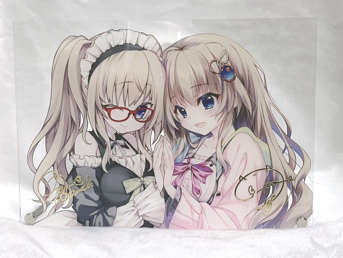 【9-nine-】9-nine-コミカライズぱれっと限定セット豪華限定特典箔押しサイン入りB5アクリルパネルの実物サンプルが到着！6月9日(月)23:59まで！！