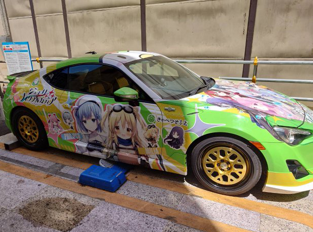 6月8日（日）「E.M.T.G in Akihabara UDX Parking 2nd」にてきゃべつそふと痛車を展示させていただくことになりました！