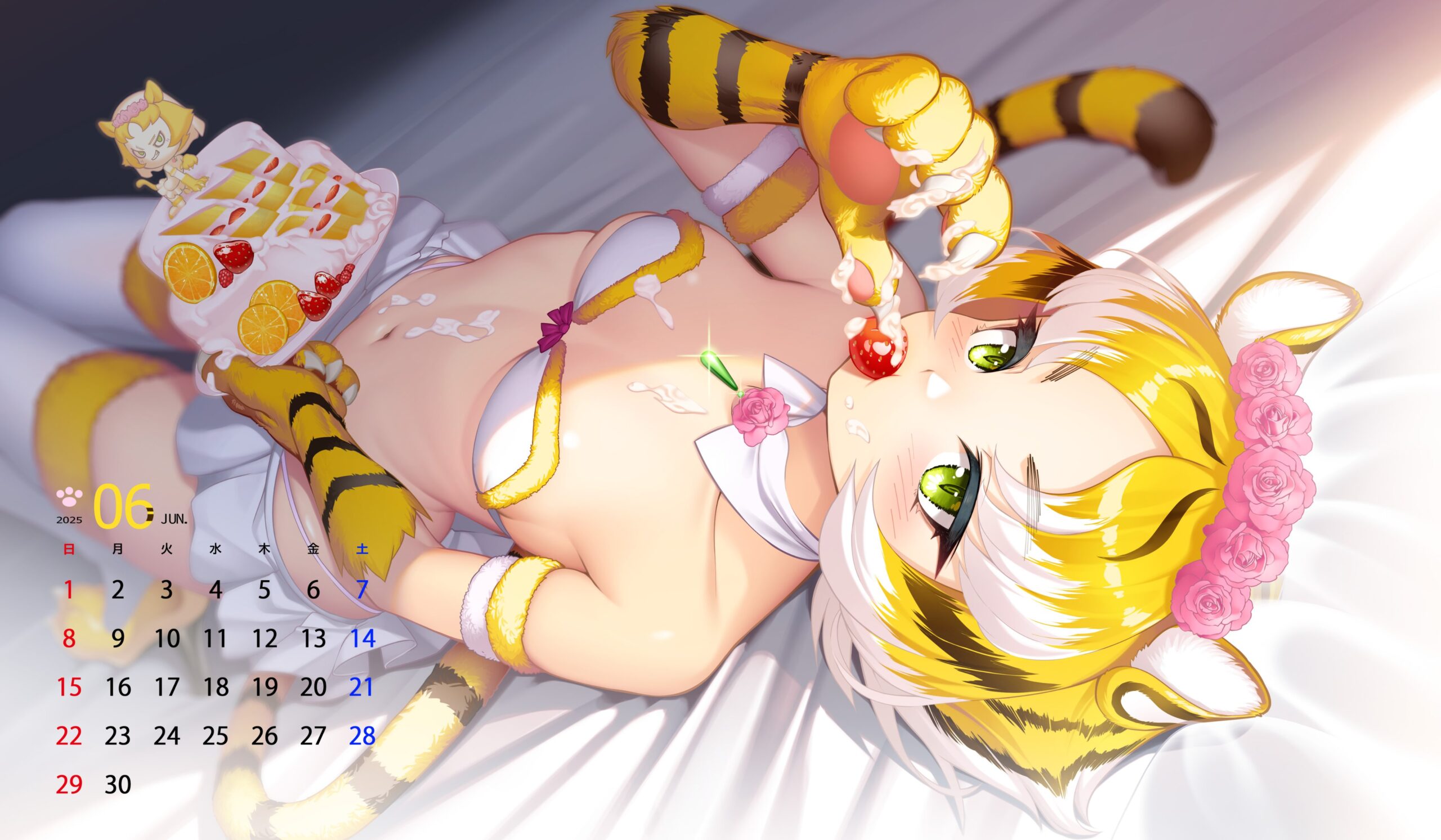 対魔忍PC・SP用壁紙 (6月) カレンダー無しバージョンもございますので、ご利用ください！