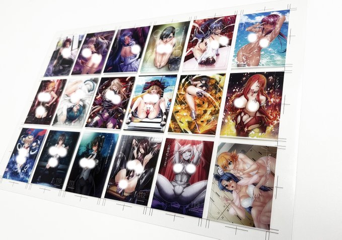 人気特典【LILITH STORE限定】イラストカード第5弾が、本日開催予定の C106 通販と共に配布‼️ 本日は監修中のイラストカードをチラ見せ💕
