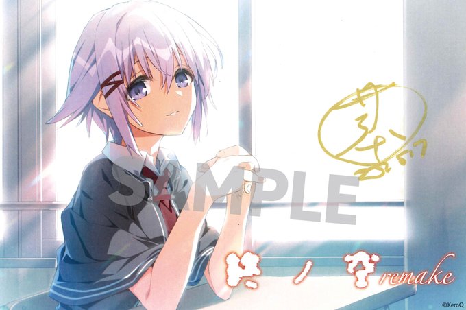 【ケロQ/枕】夏コミにて販売予定の「彩名抱き枕カバー」をご購入された方には、「基4先生直筆サイン入りイラストカード」をプレゼント！