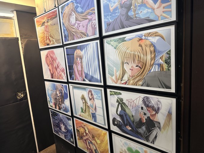 【NewType新宿】『 #AIR 』25周年コラボカフェ、2階にもイベントCGが展示されておりますので、ご来店の際には忘れずにご覧下さい！