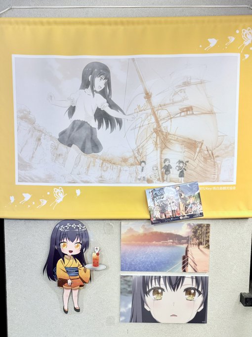 【cafe&bar MENU】『TVアニメSummer Pockets』カフェ🦋、久島鴎役　稗田寧々さん、タカ役　菊池紗矢香さんにご来店いただきました🏴‍☠️#サマポケアニメカフェ