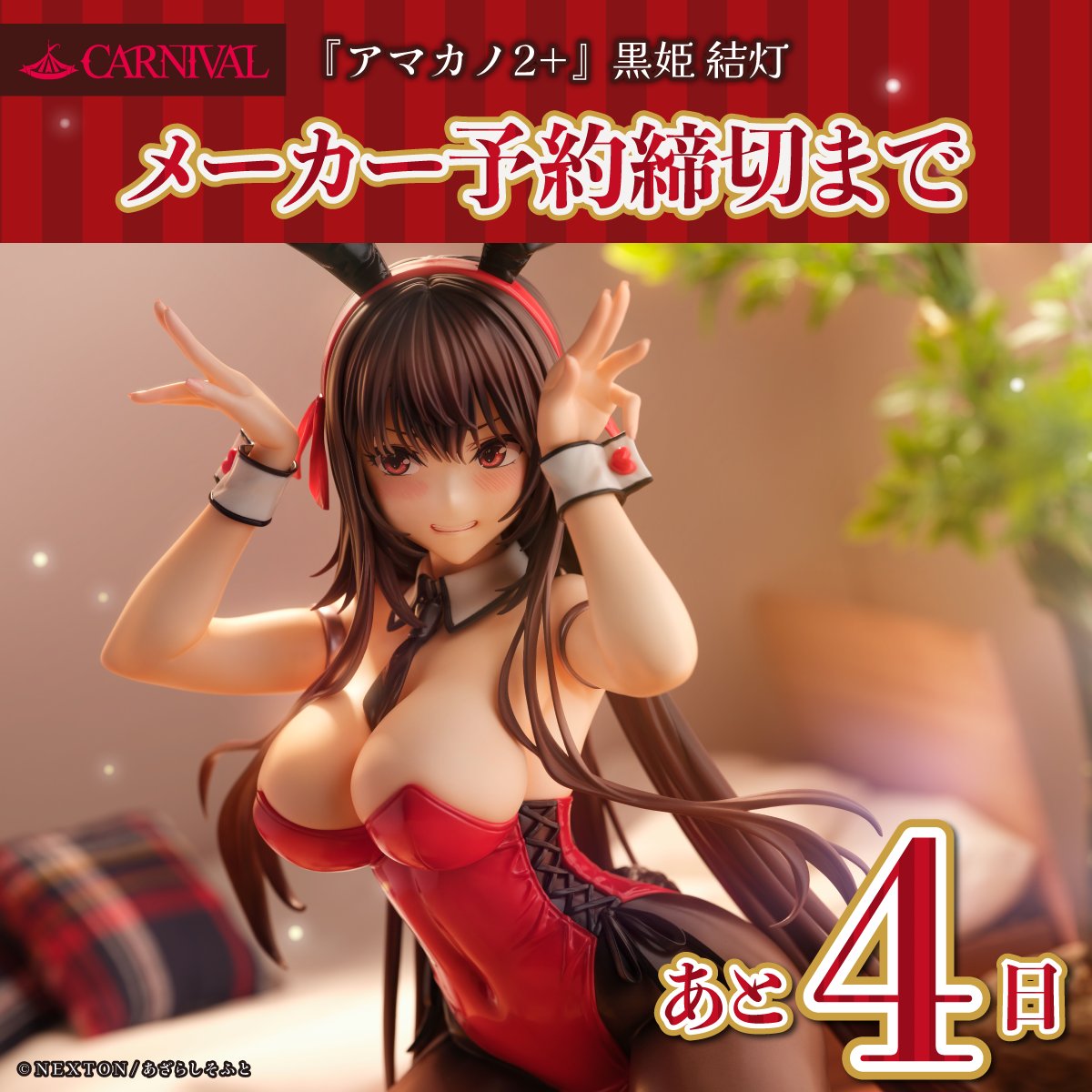 【CARNIVAL】メーカー予約締切まであと4日🎪#黒姫結灯 #アマカノ2