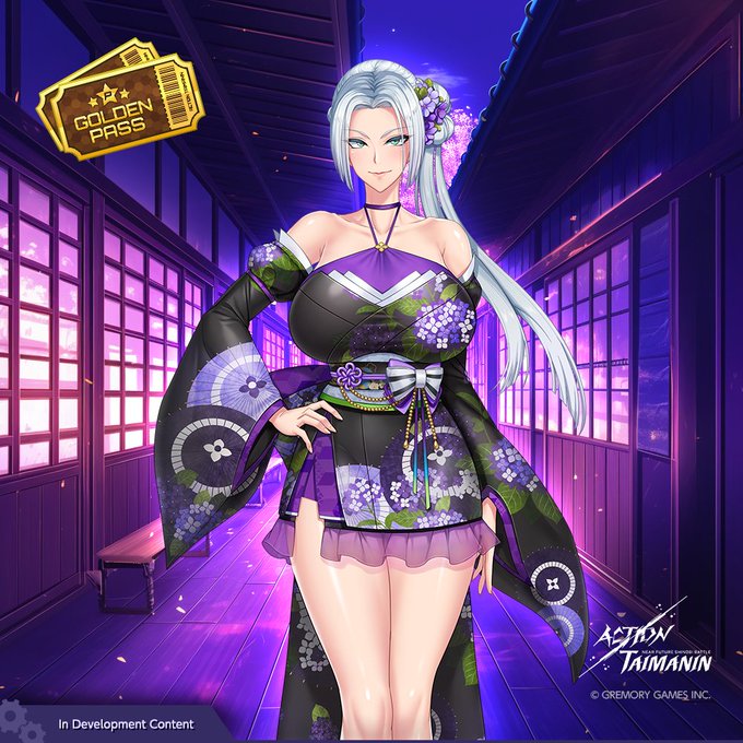 『アクション対魔忍』9月に開催されるゴールデンパスのスペシャルパスの報酬は！？ 稲毛夏の秋を染める袖コスチューム「秋祭り稲毛屋」！