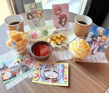 【POP @P SPACE -AKIHABARA-】『千恋＊万花』テイクアウトカフェ好評開催中✨作品にちなんだフード・ドリンクを販売中！