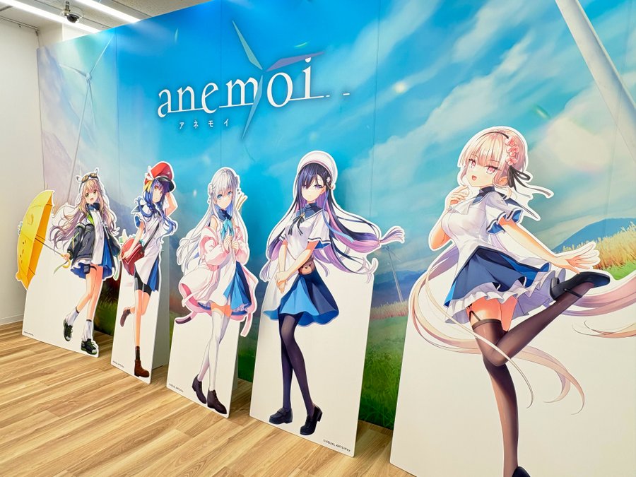 VA STORE出張所 in アニメイト秋葉原にてanemoiの等身大パネルを設置させていただきました！