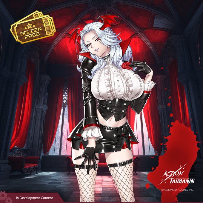 アクション対魔忍5周年ゴールデンパスのスペシャルパス報酬は！？ カーラのハロウィンコスチューム「パンキーヴァンプ」！