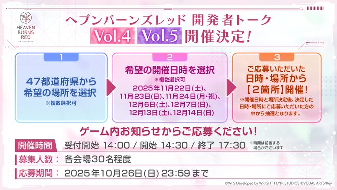 ヘブバン 開発者トークVol.4 & Vol.5 開催決定！