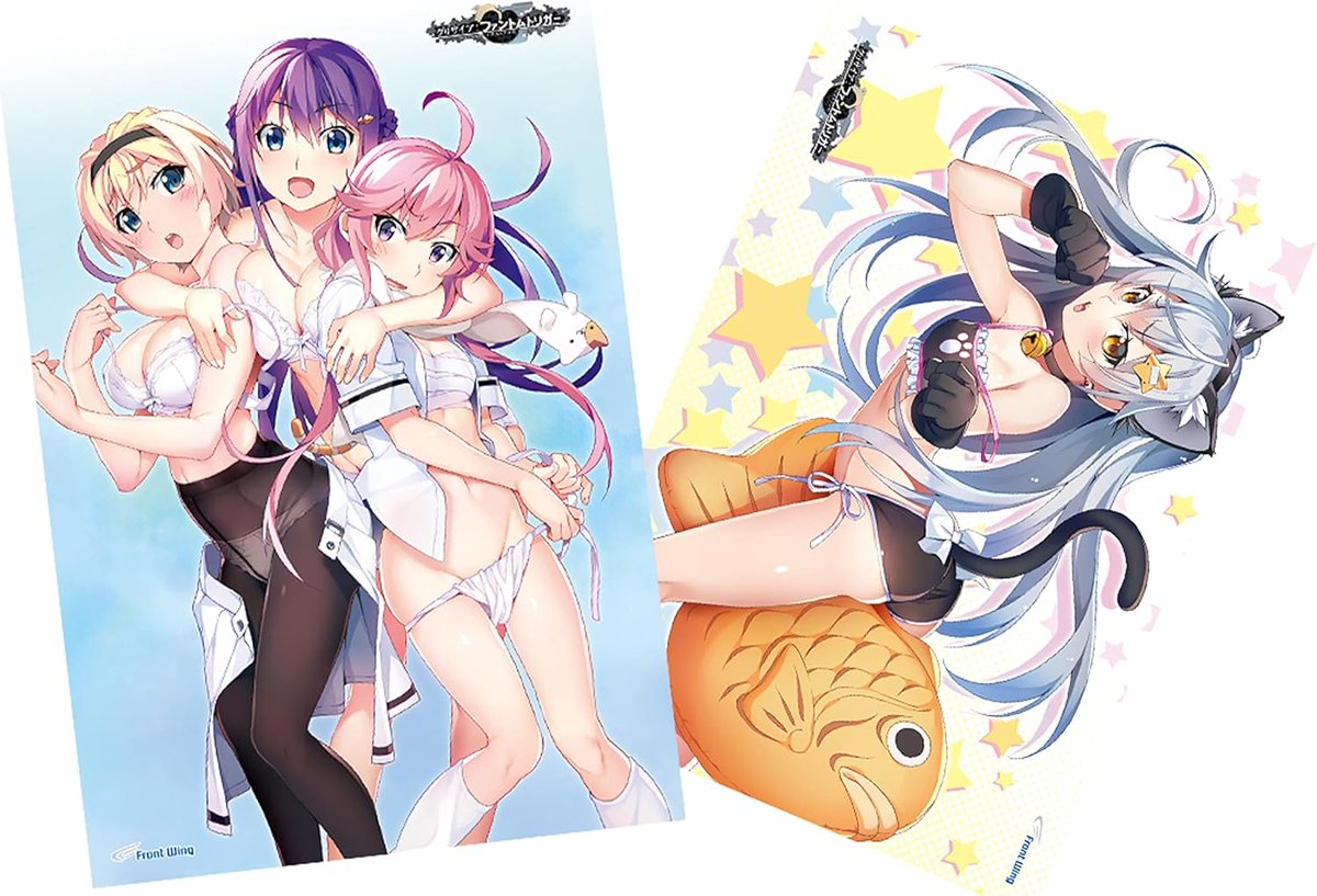 【グリザイア】公式通販で販売中の『#グリザイアPT モフモフ両面ブランケット』は100×70cmのビッグサイズ❣️