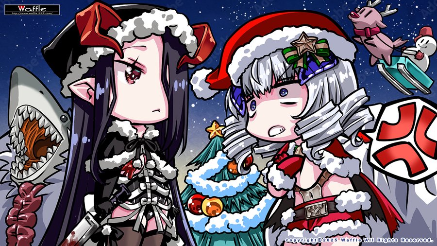 【BugBug】Waffle【月いちSD風物画】2025年最後となる12月はクリスマス‼️