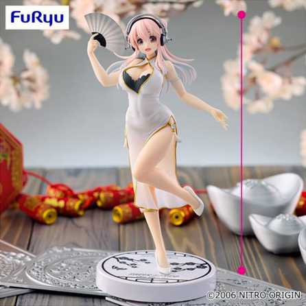 【ニトロオリジン】 プライズフィギュア「すーぱーそに子 Trio-Try-iT Figureーホワイト・チャイナドレスver.ー」がフリューから登場！