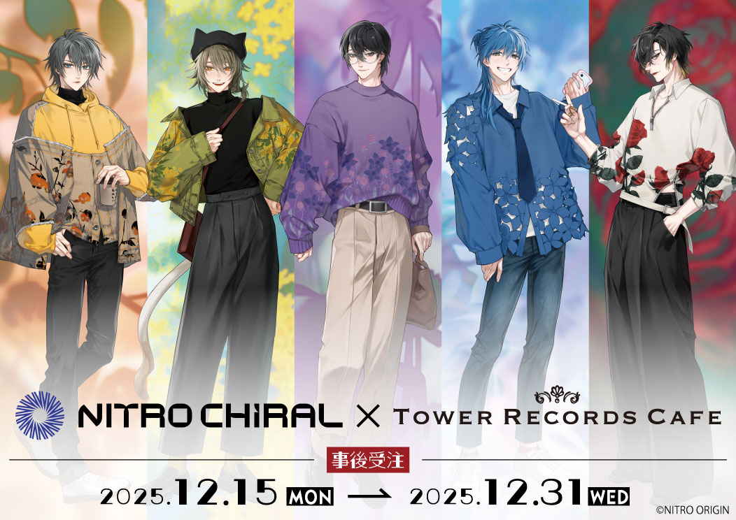 『ニトロキラル × TOWER RECORDS CAFE』事後通販開始！