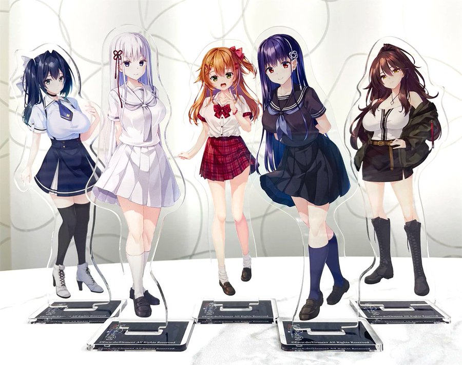 エスクード冬の新作グッズご予約受付中！『廃村少女［弐］』アクリルフィギュア 全5種【1月19日まで】