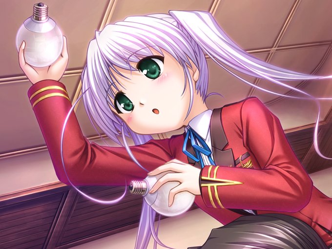 【オーガスト】2/19は、『FORTUNE   ARTERIAL』のヒロインで人見知りの後輩、教会で兎（雪丸）の世話もしている「東儀白」の誕生日です。