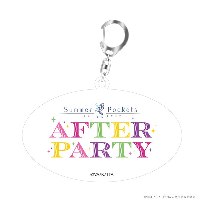 【VA STORE出張所 inアニメイト秋葉原】TVアニメ『Summer Pockets』AFTER PARTY  オリジナルロゴアクリルキーホルダー