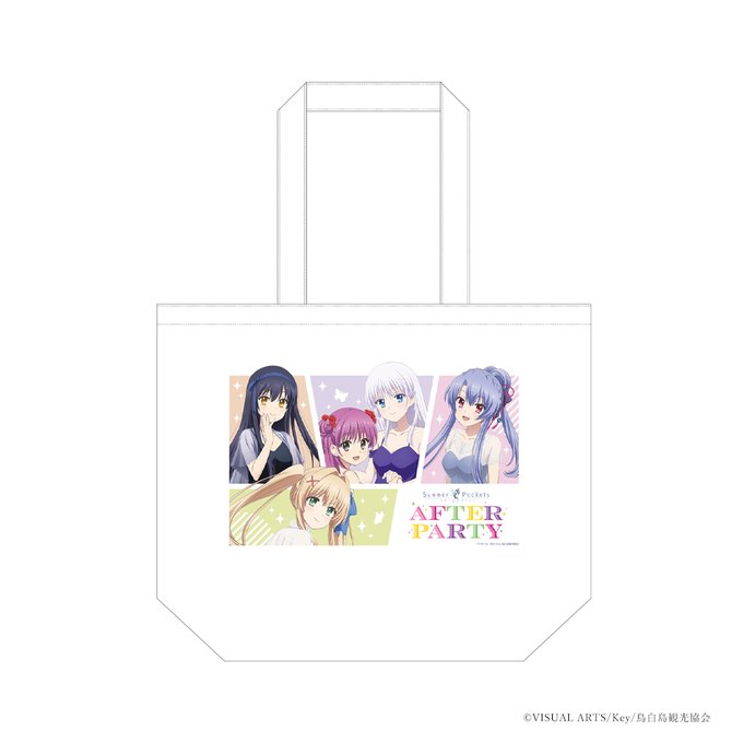 【VA STORE出張所 inアニメイト秋葉原】TVアニメ『Summer Pockets』AFTER PARTY オリジナルトートバッグ