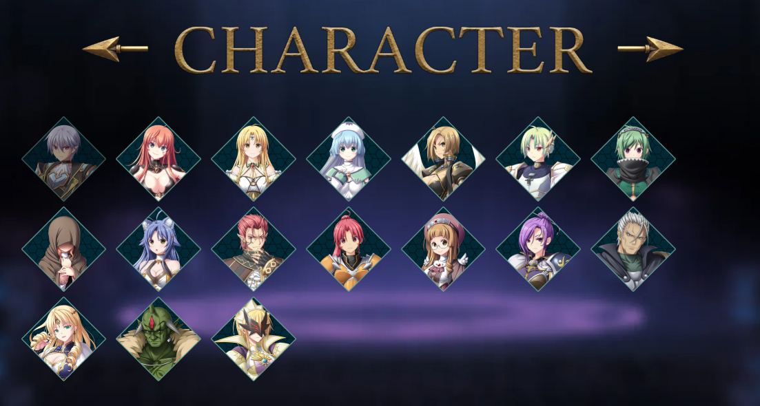 【エウシュリー】『闇夜のPARENTE 幻燐の姫将軍Remastered』CHARACTERページに新規キャラクターを追加！