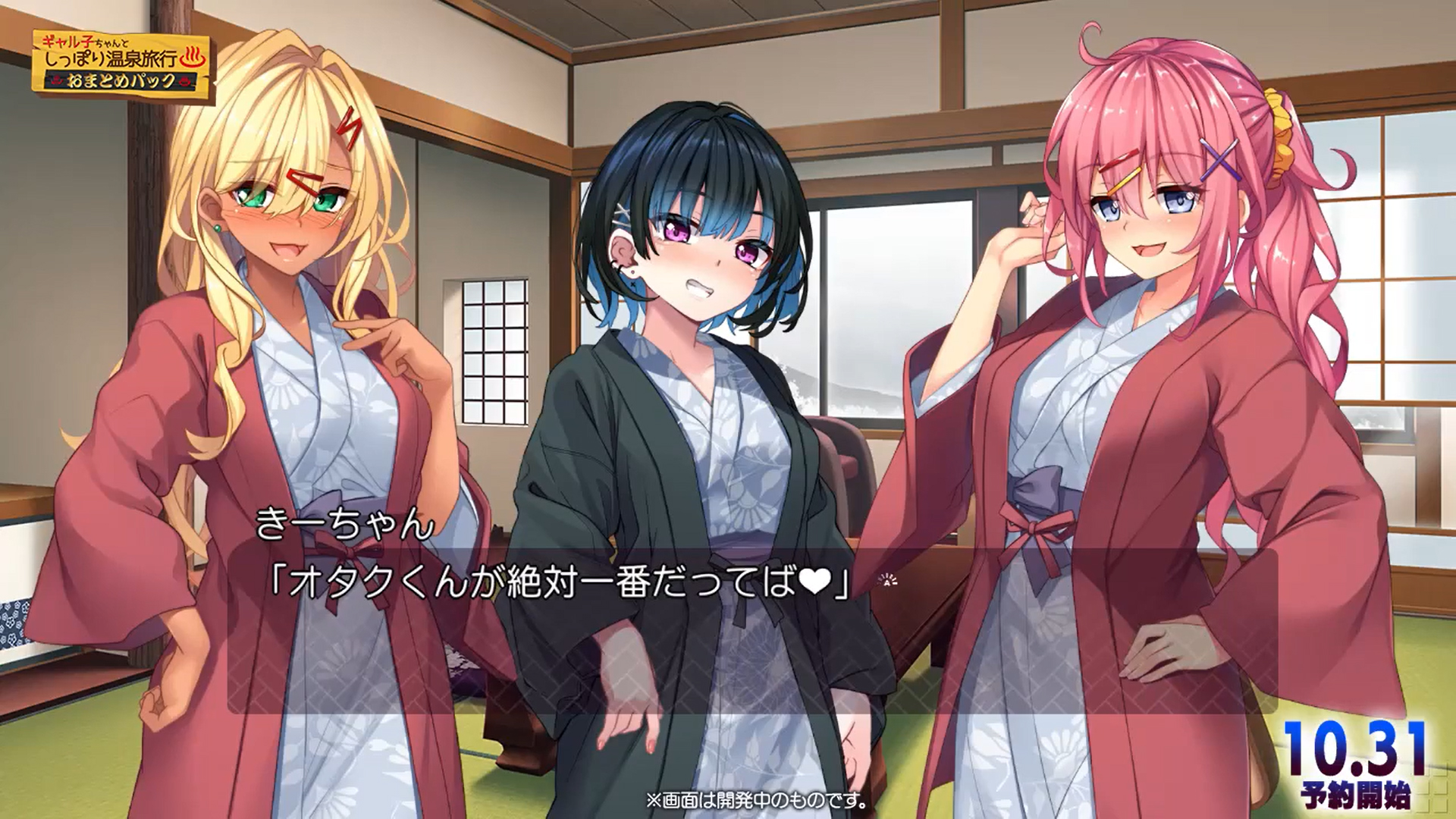 【アミューズクラフトエロチカ】『ギャル子ちゃんとしっぽり温泉旅行 おまとめパック』プレイ動画をお届け！