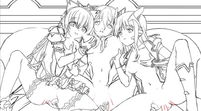 【Triangle】「魔法戦士シンフォニックナイツ２」オフィシャル通販特典DLC第二弾ラフ公開！！